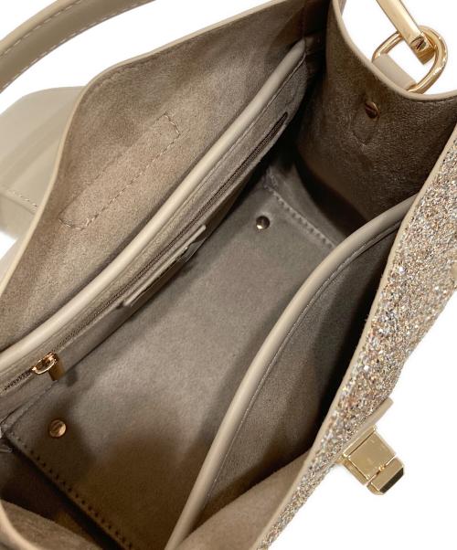 DIANA（ダイアナ）DIANA (ダイアナ) キラキラグリッターBAG ベージュの古着・服飾アイテム