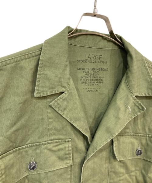 waiper（ワイパー）waiper (ワイパー) 1940's U.S.ARMY M-47 HBT ユーティリティージャケット オリーブ サイズ:Ｌの古着・服飾アイテム