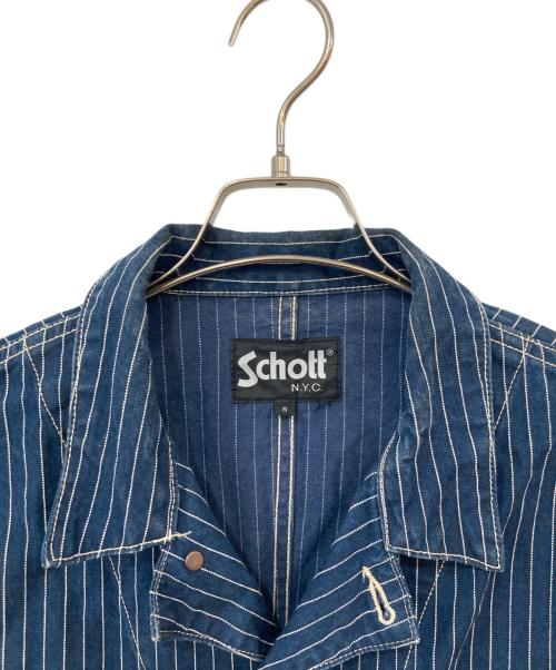 Schott（ショット）schott (ショット) オールドヒッコリー ジャケット インディゴ サイズ:Sの古着・服飾アイテム