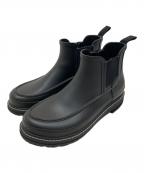 HUNTERハンター）の古着「リファインド モック トゥ チェルシー ブーツ」｜ブラック