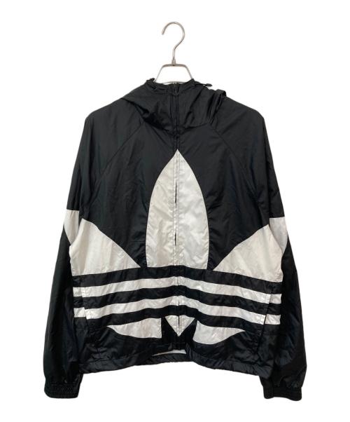 adidas（アディダス）adidas (アディダス) BIG Trefoil Windbreaker ブラック サイズ:FREEの古着・服飾アイテム