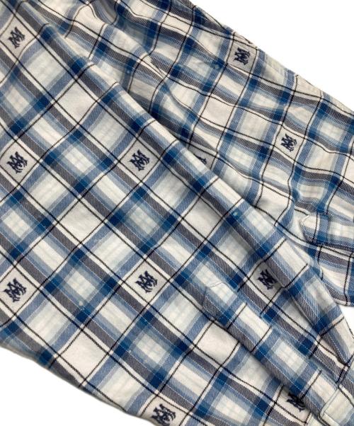 AMIRI（アミリ）AMIRI (アミリ) Hooded Overshirt/フーデッドオーバーシャツ ブルー サイズ:SIZE Lの古着・服飾アイテム