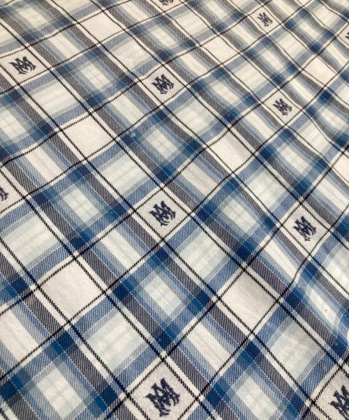 AMIRI（アミリ）AMIRI (アミリ) Hooded Overshirt/フーデッドオーバーシャツ ブルー サイズ:SIZE Lの古着・服飾アイテム