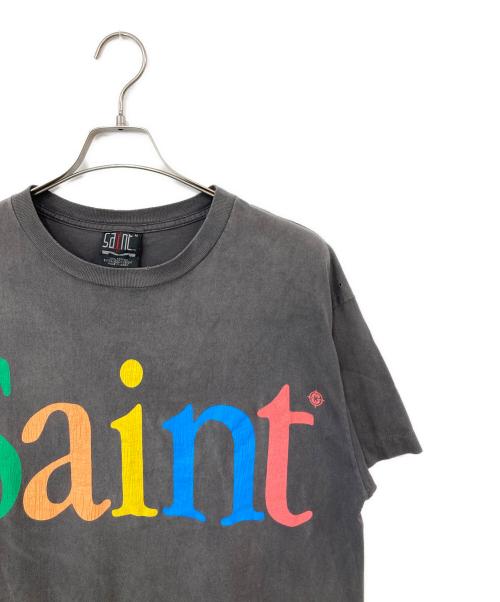 SAINT MICHAEL（セントマイケル）SAINT MICHAEL (セントマイケル) SS TEE COLOFUL SAINT/SSティーカラフルセイント ブラック サイズ:SIZE Mの古着・服飾アイテム
