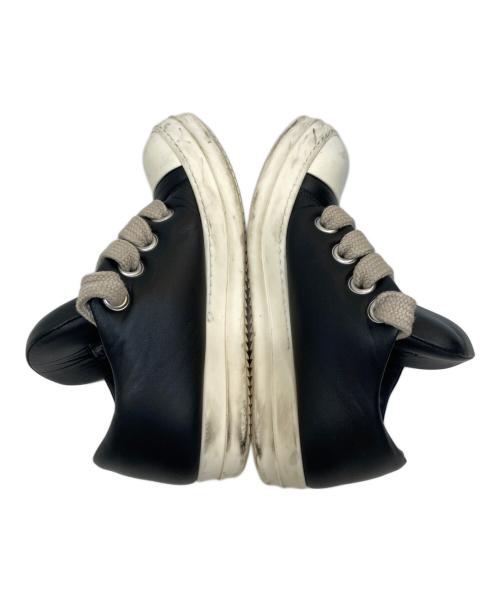 RICK OWENS（リックオウエンス）RICK OWENS (リックオウエンス) JUMBOLACED LOW SNEAKERS/ジャンボレースドロウスニーカー ブラック サイズ:SIZE 42 1/2の古着・服飾アイテム