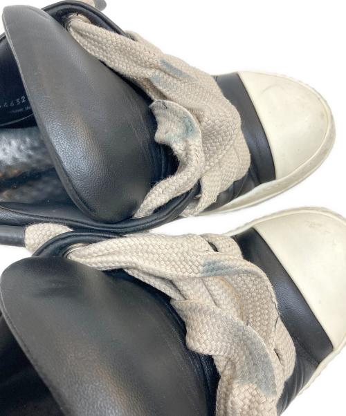 RICK OWENS（リックオウエンス）RICK OWENS (リックオウエンス) JUMBOLACED LOW SNEAKERS/ジャンボレースドロウスニーカー ブラック サイズ:SIZE 42 1/2の古着・服飾アイテム