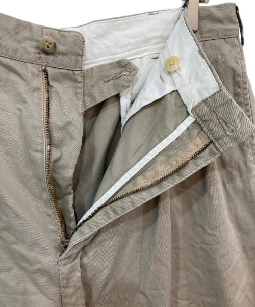 POLO RALPH LAUREN（ポロ・ラルフローレン）POLO RALPH LAUREN (ポロ・ラルフローレン) 2タックチノ ベージュ サイズ:SIZE 36の古着・服飾アイテム