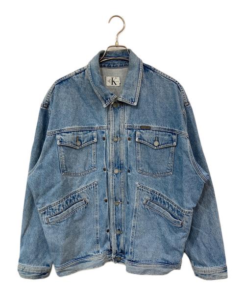 Calvin Klein（カルバンクライン）Calvin Klein (カルバンクライン) 90’Sデニムジャケット インディゴ サイズ:SIZE Lの古着・服飾アイテム