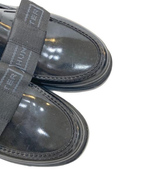 HUNTER（ハンター）HUNTER (ハンター) リファインドボウグロスペニーローファー ブラック サイズ:SIZE 22cmの古着・服飾アイテム