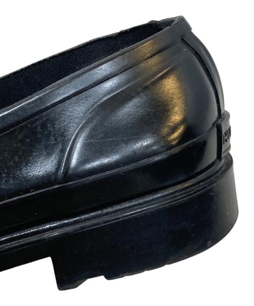 HUNTER（ハンター）HUNTER (ハンター) リファインドボウグロスペニーローファー ブラック サイズ:SIZE 22cmの古着・服飾アイテム