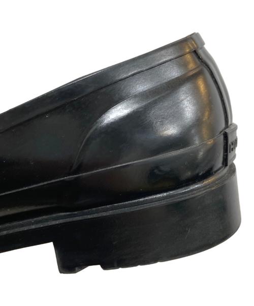 HUNTER（ハンター）HUNTER (ハンター) リファインドボウグロスペニーローファー ブラック サイズ:SIZE 22cmの古着・服飾アイテム