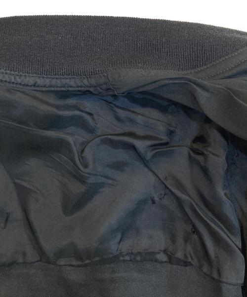 RICK OWENS（リックオウエンス）RICK OWENS (リックオウエンス) Raglan Bomber Jacket ブラック サイズ:46の古着・服飾アイテム