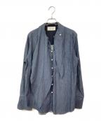 AEWEN MATOPHイウエン マトフ）の古着「スカーフビジューボタンシャツ」｜インディゴ