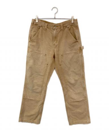 CARHARTTダブルニーワークパンツ ベージュ　汚れデザイン34／30 中古・古着通販】CarHartt (カーハート) ダブルニーワークパンンツ