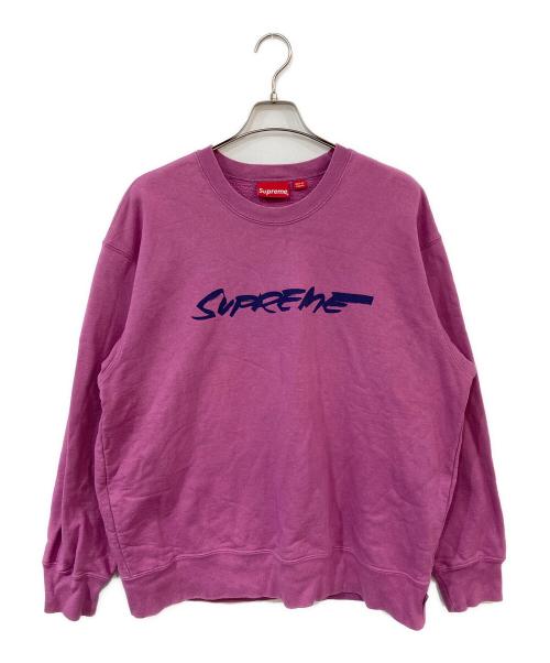 SUPREME（シュプリーム）SUPREME (シュプリーム) Futura Logo Crewneck パープル サイズ:Lの古着・服飾アイテム
