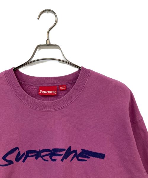 SUPREME（シュプリーム）SUPREME (シュプリーム) Futura Logo Crewneck パープル サイズ:Lの古着・服飾アイテム