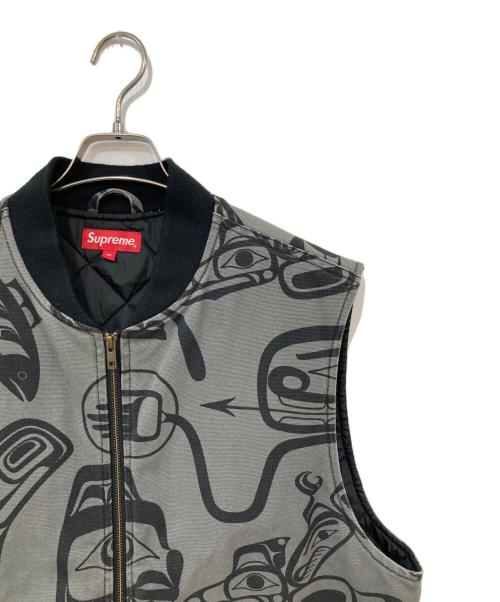 SUPREME（シュプリーム）SUPREME (シュプリーム) Haida Work Vest グレー サイズ:Mの古着・服飾アイテム