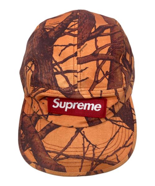 SUPREME（シュプリーム）SUPREME (シュプリーム) TREE CAMO CAMP CAP/ツリーカモキャンプキャップ オレンジの古着・服飾アイテム