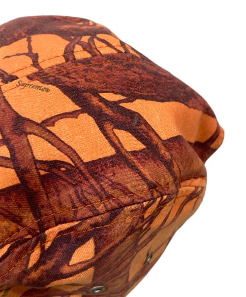 SUPREME（シュプリーム）SUPREME (シュプリーム) TREE CAMO CAMP CAP/ツリーカモキャンプキャップ オレンジの古着・服飾アイテム