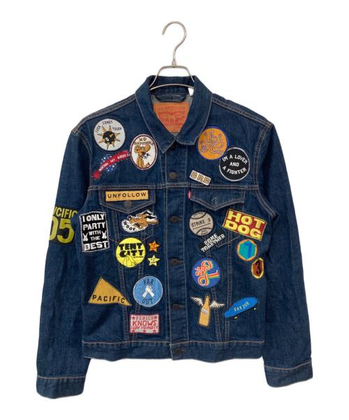 LEVI'S（リーバイス）LEVI'S (リーバイス) SlimTruckerJacketMultiPatch インディゴ サイズ:Mの古着・服飾アイテム