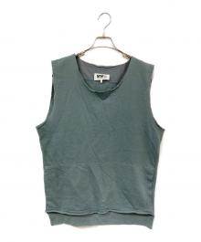 MM6 Maison Margiela（エムエムシックスメゾンマルジェラ）の古着「ノースリーブスウェット」｜グレー