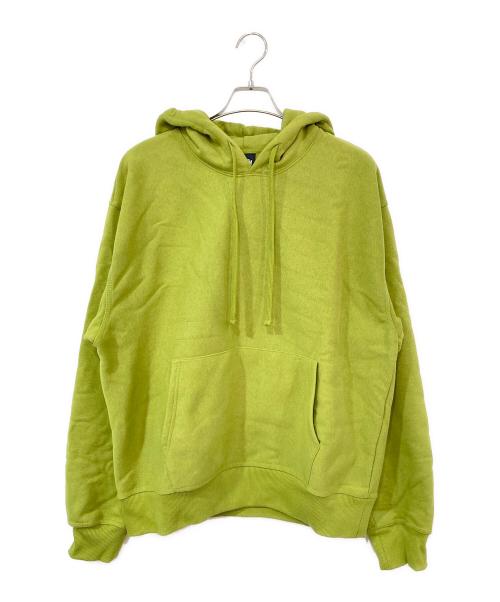 stussy（ステューシー）stussy (ステューシー) BACK APPLIQUE HOODIE/バックアップリケフーディー グリーン サイズ:SIZE Lの古着・服飾アイテム