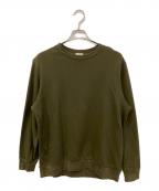 +CLOTHETクロスクローゼット）の古着「裏毛スウェットシャツ」｜カーキ
