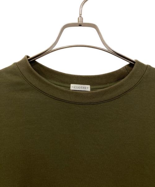 +CLOTHET（クロスクローゼット）+CLOTHET (クロスクローゼット) 裏毛スウェットシャツ  カーキ サイズ:SIZE 3の古着・服飾アイテム