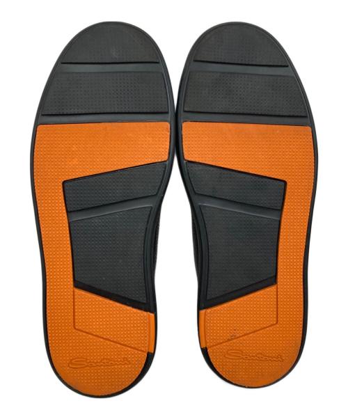 Santoni（サントーニ）Santoni (サントーニ) ダブルバックル スニーカー ブラック サイズ:6の古着・服飾アイテム
