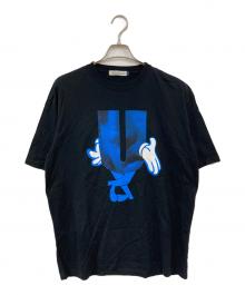 UNDERCOVER（アンダーカバー）の古着「UロゴプリントTシャツ」｜ブラック