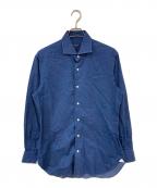 SARTORIO napoliサルトリオ ナポリ）の古着「総柄シャツ」｜ネイビー