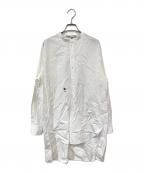 Christian Diorクリスチャン ディオール）の古着「Dioriviera Long Blouse Cotton Poplin/ディオリビエラロングブラウスコットンポプリン」｜ホワイト