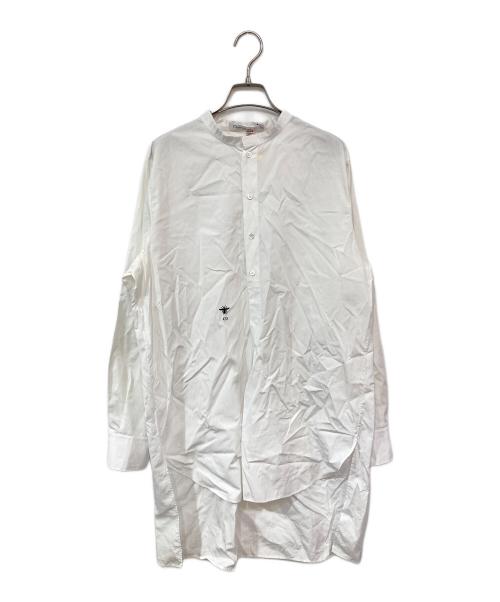Christian Dior（クリスチャン ディオール）Christian Dior (クリスチャン ディオール) Dioriviera Long Blouse Cotton Poplin/ディオリビエラロングブラウスコットンポプリン ホワイト サイズ:SIZE 42の古着・服飾アイテム