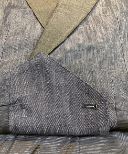 ESTNATION（エストネーション）ESTNATION (エストネーション) シルク混ベスト インディゴ サイズ:Lの古着・服飾アイテム