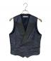 ESTNATION（エストネーション）の古着「シルク混ベスト」｜インディゴ