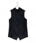 Y-3ワイスリー）の古着「ジップアップノースリーブ パーカー」｜ブラック