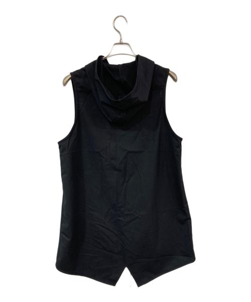 Y-3（ワイスリー）Y-3 (ワイスリー) ジップアップノースリーブ パーカー ブラック サイズ:Sの古着・服飾アイテム