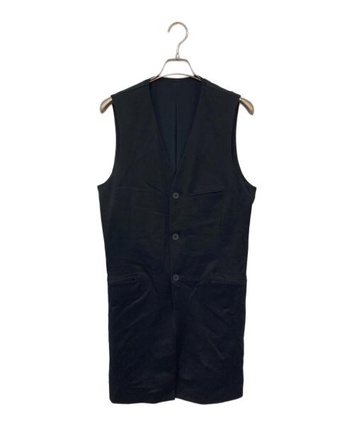 Y-3（ワイスリー）Y-3 (ワイスリー) ロングジレ ブラック サイズ:SIZE Mの古着・服飾アイテム