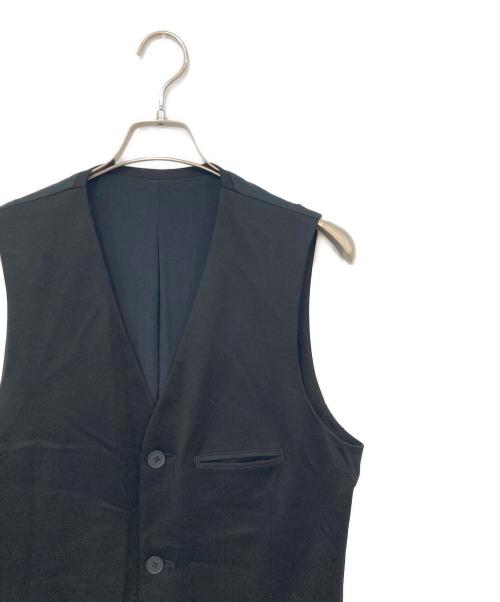 Y-3（ワイスリー）Y-3 (ワイスリー) ロングジレ ブラック サイズ:SIZE Mの古着・服飾アイテム