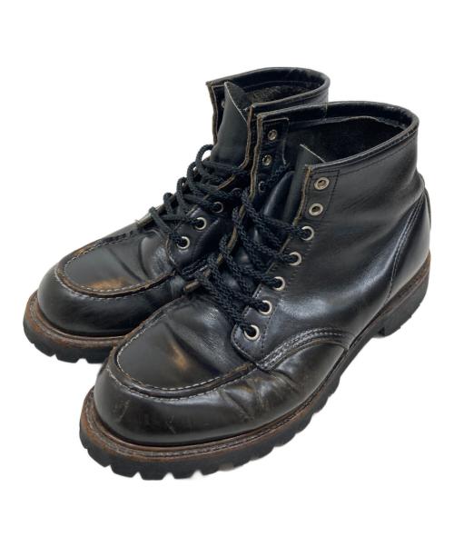 RED WING（レッドウィング）RED WING (レッドウィング) モックトゥ アイリッシュセッター ブーツ ブラック サイズ:9Dの古着・服飾アイテム