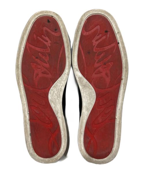 Christian Louboutin（クリスチャン・ルブタン）Christian Louboutin (クリスチャン・ルブタン) スタッズトゥタッセルローファー ブラック サイズ:41の古着・服飾アイテム