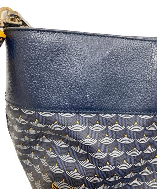 FAURE LE PAGE（フォーレルパージュ）FAURE LE PAGE (フォーレルパージュ) ユカイル柄 2WAYバッグ ネイビーの古着・服飾アイテム