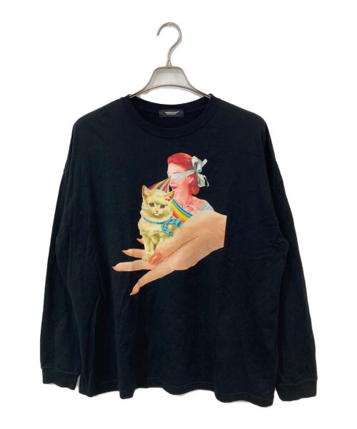 UNDERCOVER（アンダーカバー）UNDERCOVER (アンダーカバー) 長袖カットソー ブラック サイズ:2の古着・服飾アイテム