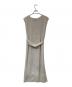 allureville (アルアバイル) アセテートツイルウエストツイストワンピース ベージュ サイズ:SIZE 1：6000円