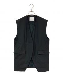AP STUDIO（エーピーストゥディオ）の古着「ルーズベスト」｜ブラック