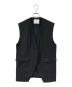 AP STUDIO（エーピーストゥディオ）の古着「ルーズベスト」｜ブラック