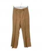 AURALEEオーラリー）の古着「WOOL SERGE SLACKS」｜オレンジ