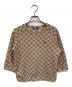 BURBERRY BLUE LABEL（バーバリーロンドンブルーレーベル）の古着「チェックカットソー」｜ベージュ