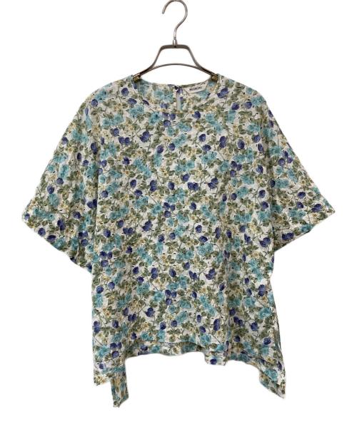 INGEBORG（インゲボルグ）INGEBORG (インゲボルグ) 花柄ブラウス グリーン サイズ:不明の古着・服飾アイテム