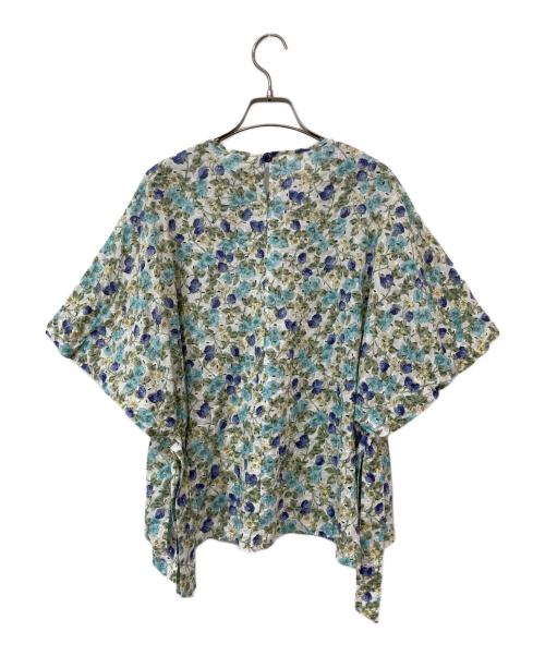 INGEBORG（インゲボルグ）INGEBORG (インゲボルグ) 花柄ブラウス グリーン サイズ:不明の古着・服飾アイテム